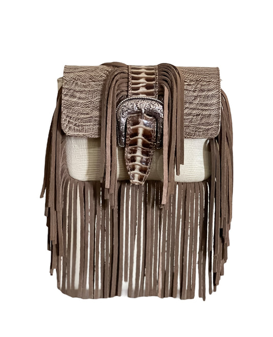 FENIX VANILLA OSTRICH ARMADILLO