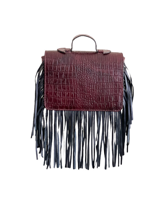 FENIX BURGUNDY CROCODILE SNAKE